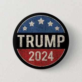 Trump im Jahr 2024 Wiederwahl-Wahlkampfteam wählt Button