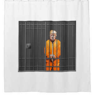 Trump im "Jail Shower Curtain" Duschvorhang