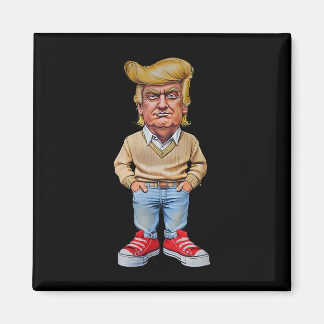 Trump I'm Just A Chill Typ Funny 2024 Chill Typ M Magnet (Vorne)