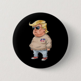 Trump I'm Just A Chill Typ Funny 2024 Meme Button