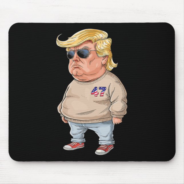 Trump I'm Just A Chill Typ Funny 2024 Meme Mousepad (Vorne)