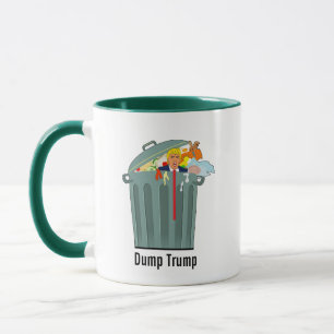 Trump im Müllcontainer Dump Trump Tasse