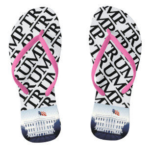 Trump im Weißen Haus Flip Flops