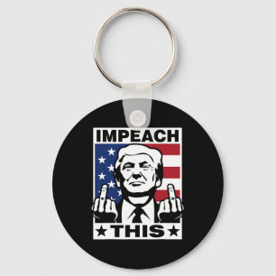 Trump Impeach This USA Finger Lustig Schlüsselanhänger