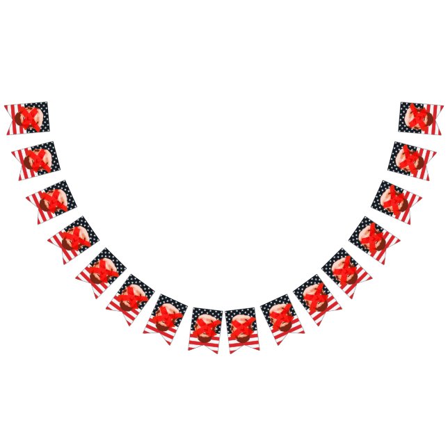 Trump Impeachment Party Wimpelkette (Alle)