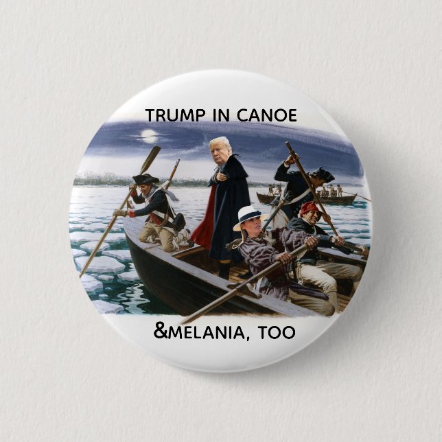 Trump in Kanada Button (Vorderseite)