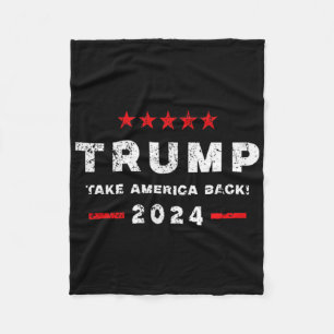 Trump Ination Versuch, Sie haben zweimal zwei Seit Fleecedecke
