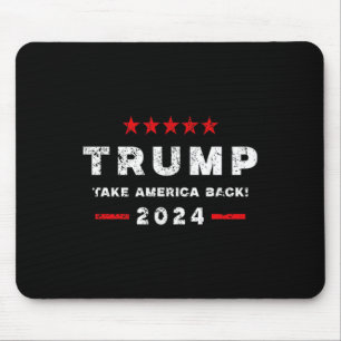 Trump Ination Versuch, Sie haben zweimal zwei Seit Mousepad