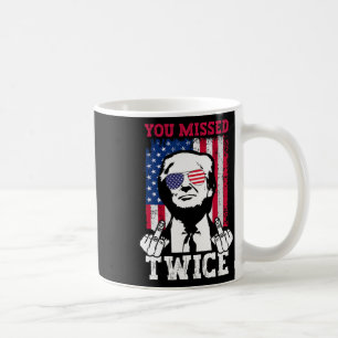 Trump Ination Versuch Trump 2024 Sie zweimal vermi Kaffeetasse
