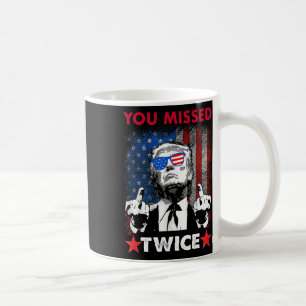Trump Ination Versuch Trump 2024 Sie zweimal vermi Kaffeetasse