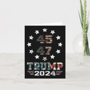 Trump Inationsversuch Trump 2024 Sie haben zweimal Karte