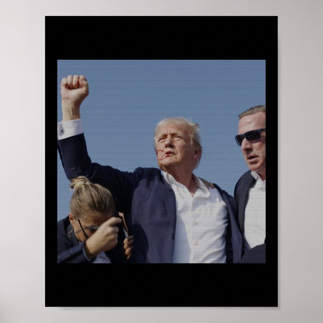 Trump-Inationsversuch - Trumps Kundgebung Pennsylv Poster (Vorne)