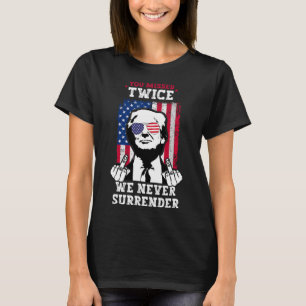 Trump-Inflationsversuch, den Sie zweimal verpasst T-Shirt