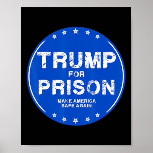 Trump ins Gefängnis 2025 Lustiger Trump 1 Poster