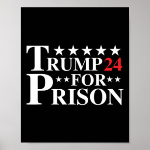Trump ins Gefängnis 4. Juli Unabhängigkeitstag Ame Poster