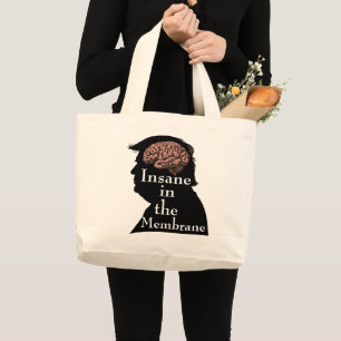 Trump/Insane Tote Bag Jumbo Stoffbeutel