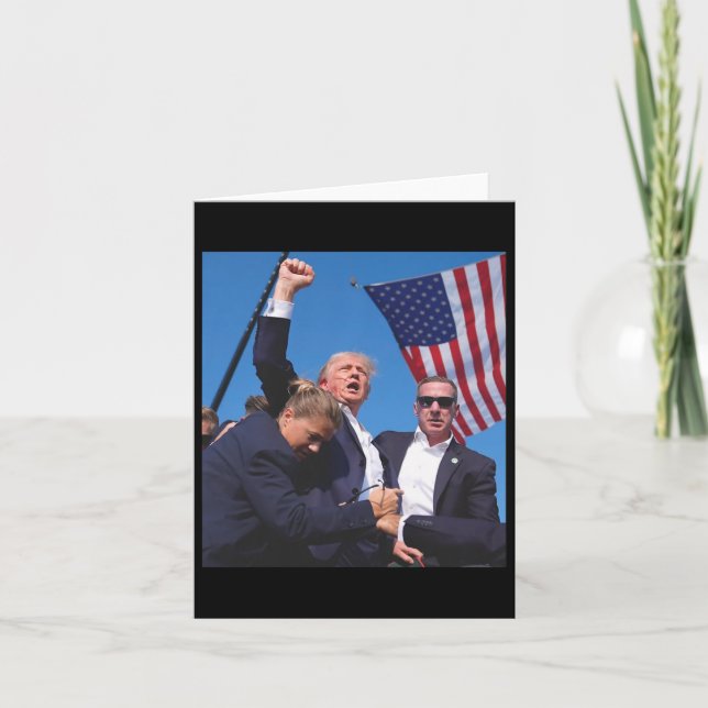 Trump-Instantenversuch Karte (Vorderseite)