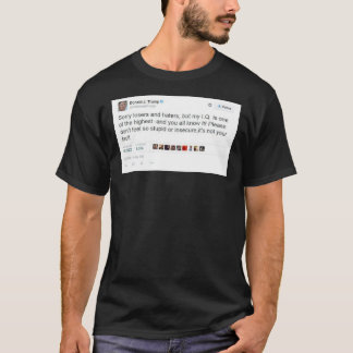 Trump IQ Tweete Sticker T-Shirt