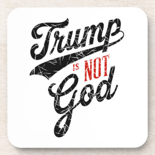 Trump is not God Getränkeuntersetzer