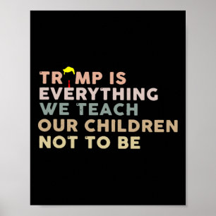 Trump Ist Alles, Was Wir Unseren Kindern Nicht Zu Poster