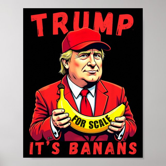 Trump ist Banana (für Maßstäbe) Starship Poster (Vorne)