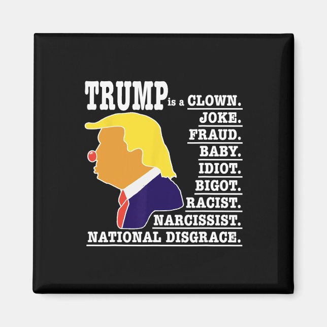 Trump ist ein Clown Magnet (Vorne)