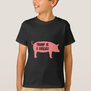 Trump ist ein Faschist innerhalb eines Schweine-Ic T-Shirt