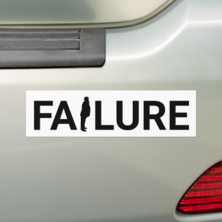 Trump ist ein Fehlschlag Autoaufkleber