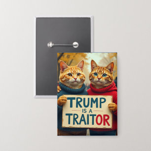 Trump ist ein politischer Verräter Button
