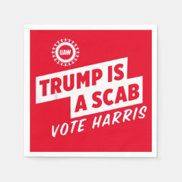 Trump ist ein Scab Vote Harris 2024-Präsident Serviette