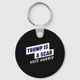 Trump ist ein Wahlgang - 2024 abstimmen Harris Schlüsselanhänger