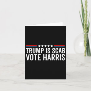 Trump ist eine Scab-Abstimmung Harris Wheimer 2024 Karte