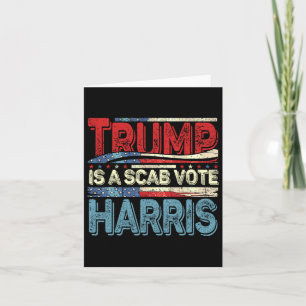 Trump ist eine Scab-Abstimmung Harris Wheimer 2024 Karte