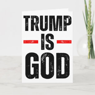 Trump ist Gott Lustig Trump ist Gott 1 Karte