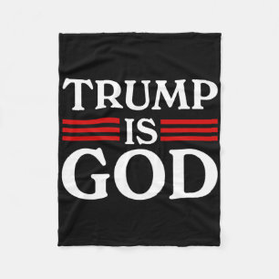 Trump ist Gott Lustig Trump ist Gott 2 Fleecedecke