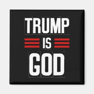 Trump ist Gott lustig Trump ist Gott 2 Magnet