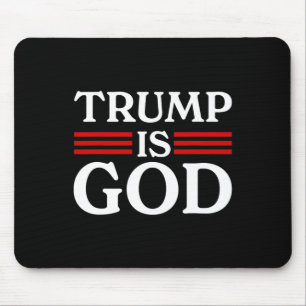 Trump ist Gott Lustig Trump ist Gott 2 Mousepad