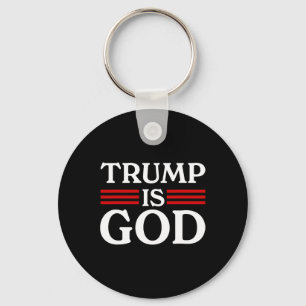 Trump ist Gott Lustig Trump ist Gott 2 Schlüsselanhänger