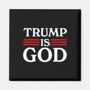 Trump ist Gott lustig Trump ist Gott 3 Magnet