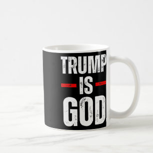 Trump ist Gott lustig Trump ist Gott Kaffeetasse