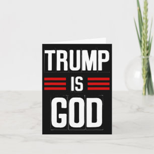 Trump ist Gott lustig Trump ist Gott Karte