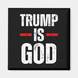 Trump ist Gott lustig Trump ist Gott Magnet