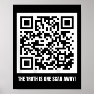 Trump ist Ihr Präsident - Qr Trump Code Poster