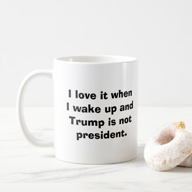 Trump ist keine Tasse des Präsidenten (Mit Donut)