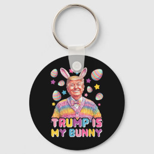 Trump ist mein Hase - Funny Trump Bunny Ohren Schlüsselanhänger