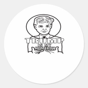 Trump ist mein Homeboy. Runder Aufkleber