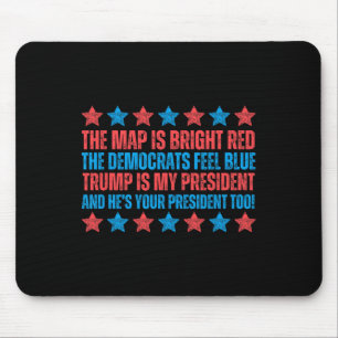 Trump Ist Mein Präsident Gedicht Rote Karte Valent Mousepad
