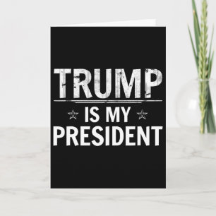 Trump ist mein Präsident - konservativer Republika Karte