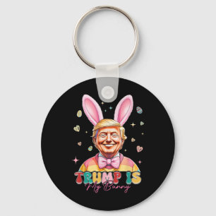 Trump ist mein sonniger Witz Trump Bunny Ostereier Schlüsselanhänger