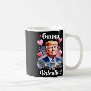 Trump ist mein Valentine Funny Patriotic Valentine Kaffeetasse